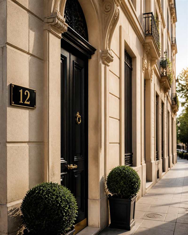 Façade parisienne entretenue par EIG