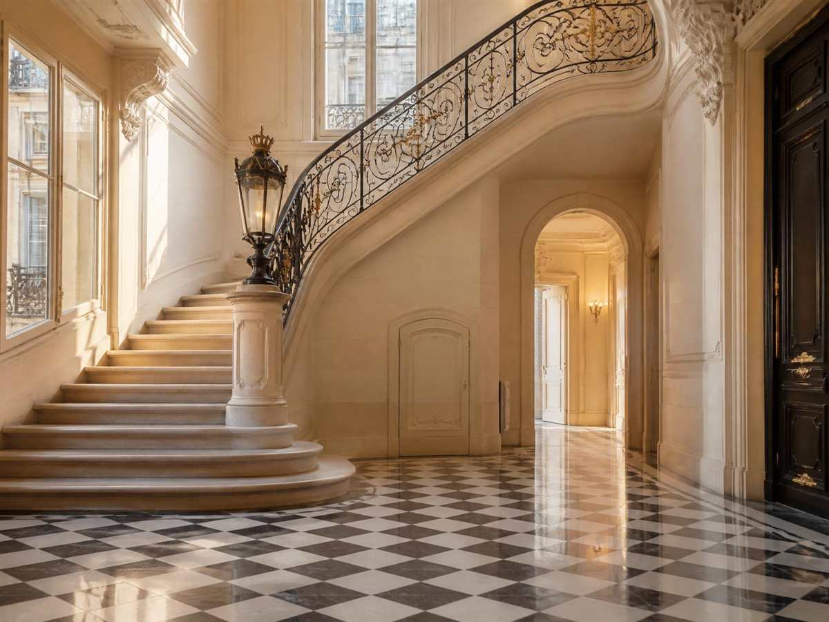 Immeuble haussmannien parisien entretenu par EIG Net